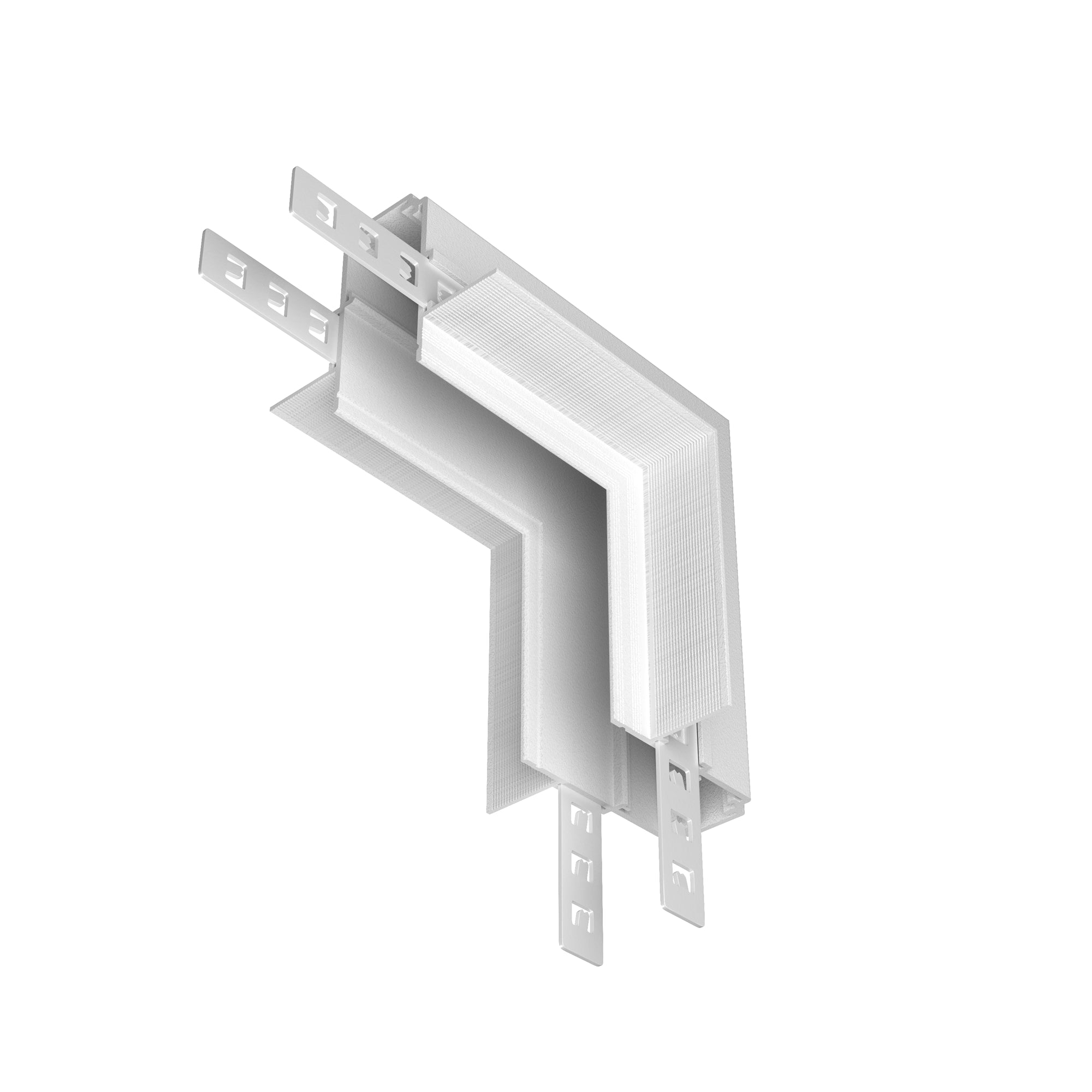 Internal L-connector Exility recessed