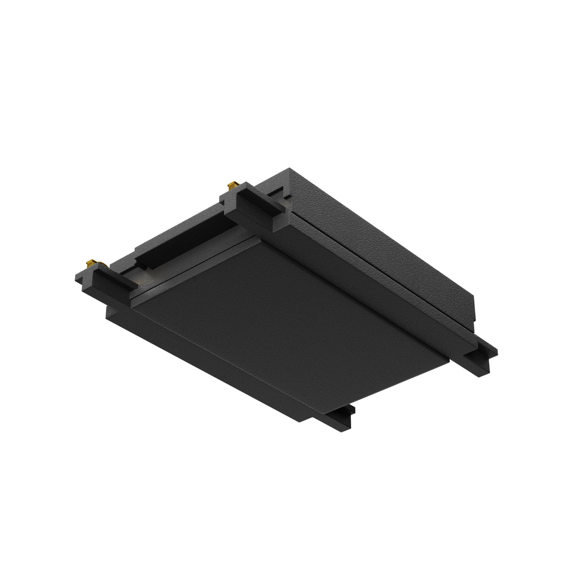 Straight power connector Radity black