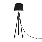 Calvin Floor lamp E27 - Beige/Black Finish
