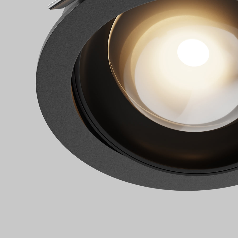 Lens Directional Downlight- Black/ White Finishes