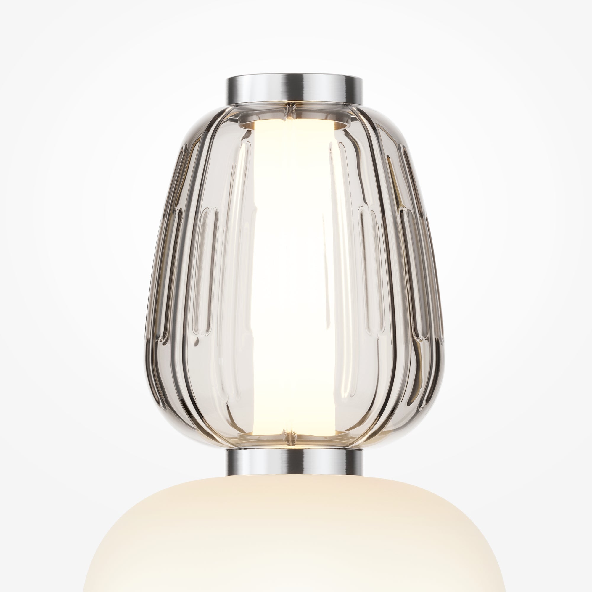 Pattern Floor lamp Integrated LED - Chrome