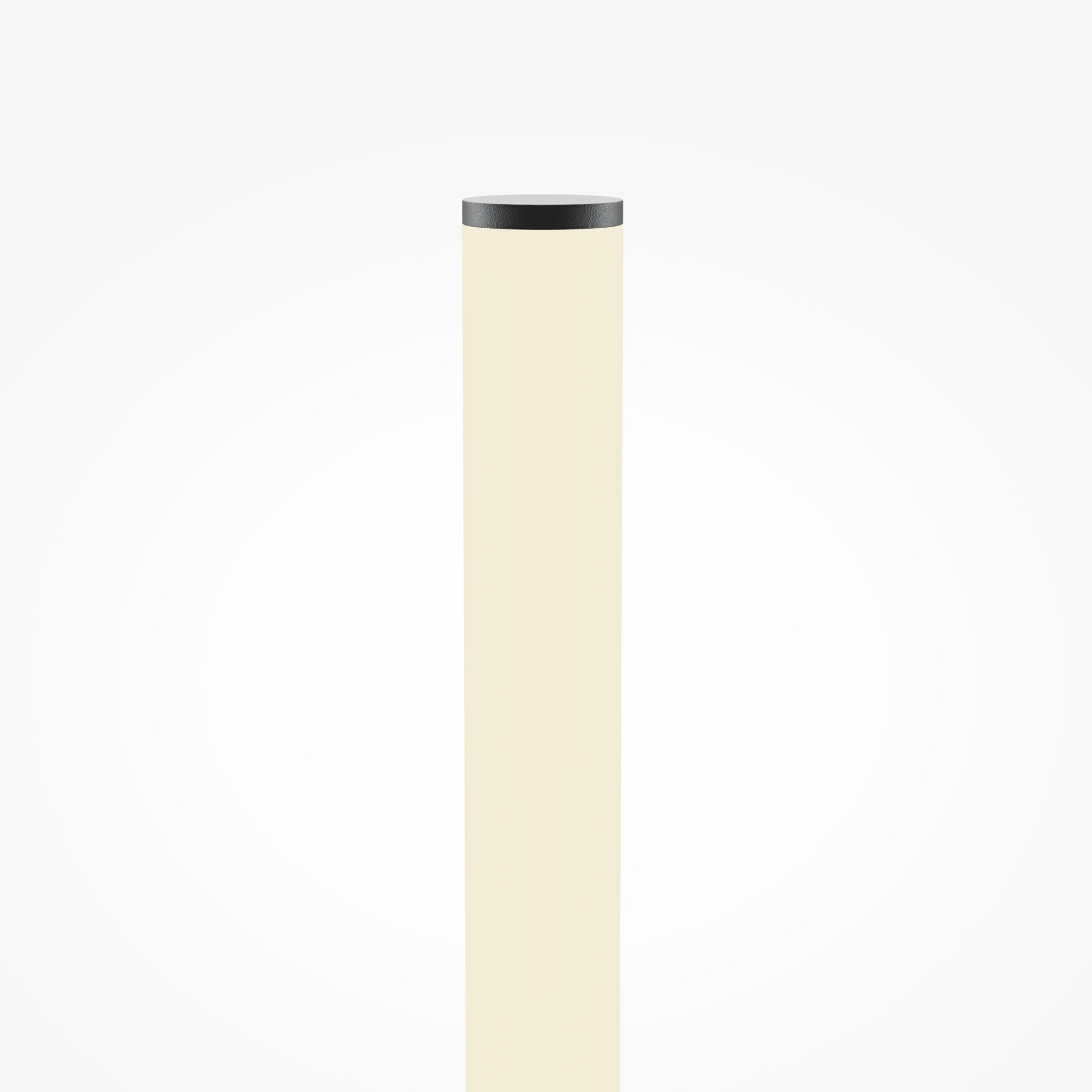 Solid Floor lamp Integrated LED - Grey Finish