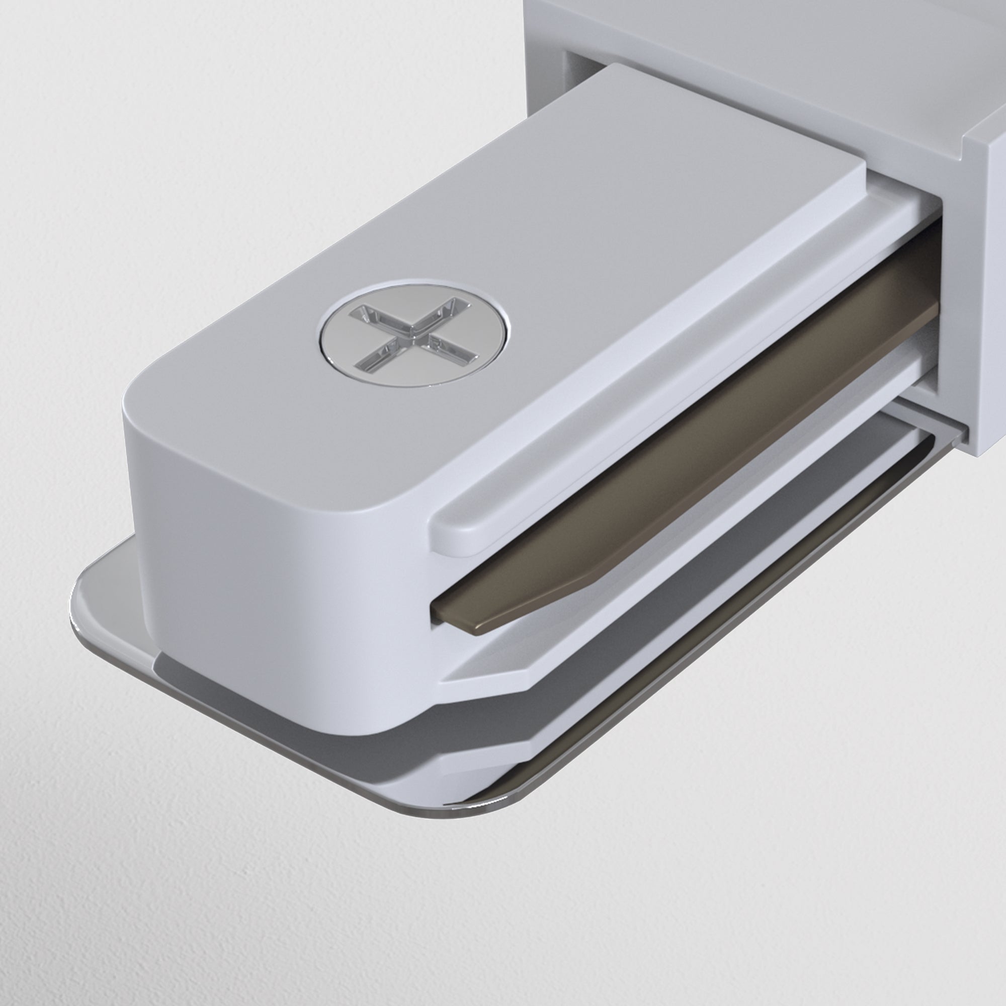 Straight connector Unity  Components for surface-mounted track system
