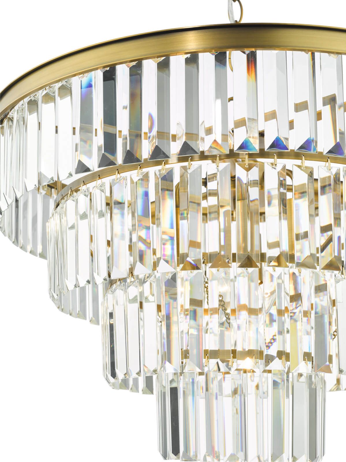 Rhapsody 6/12Lt Crystal Ceiling Light - Bronze & Crystal IP20