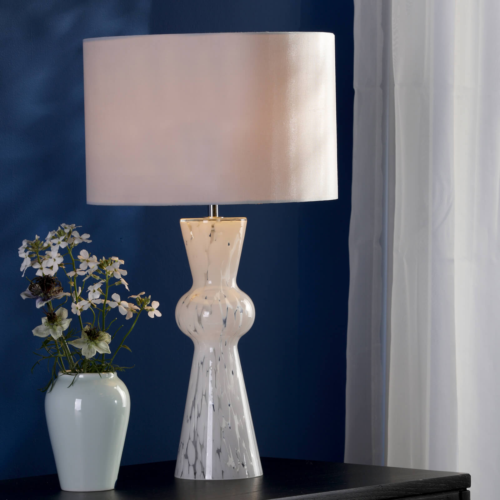 Rheneas Table Lamp In Various Finishes E14