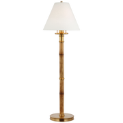Dalfern Desk Lamp - Bamboo & Brass/Nickel