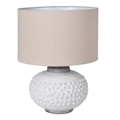 April Table Lamp with Grey Shade