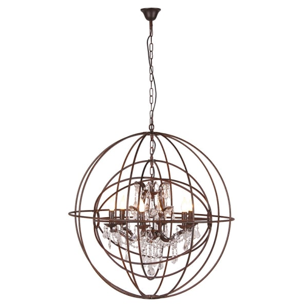 Metal Sphere Chandelier