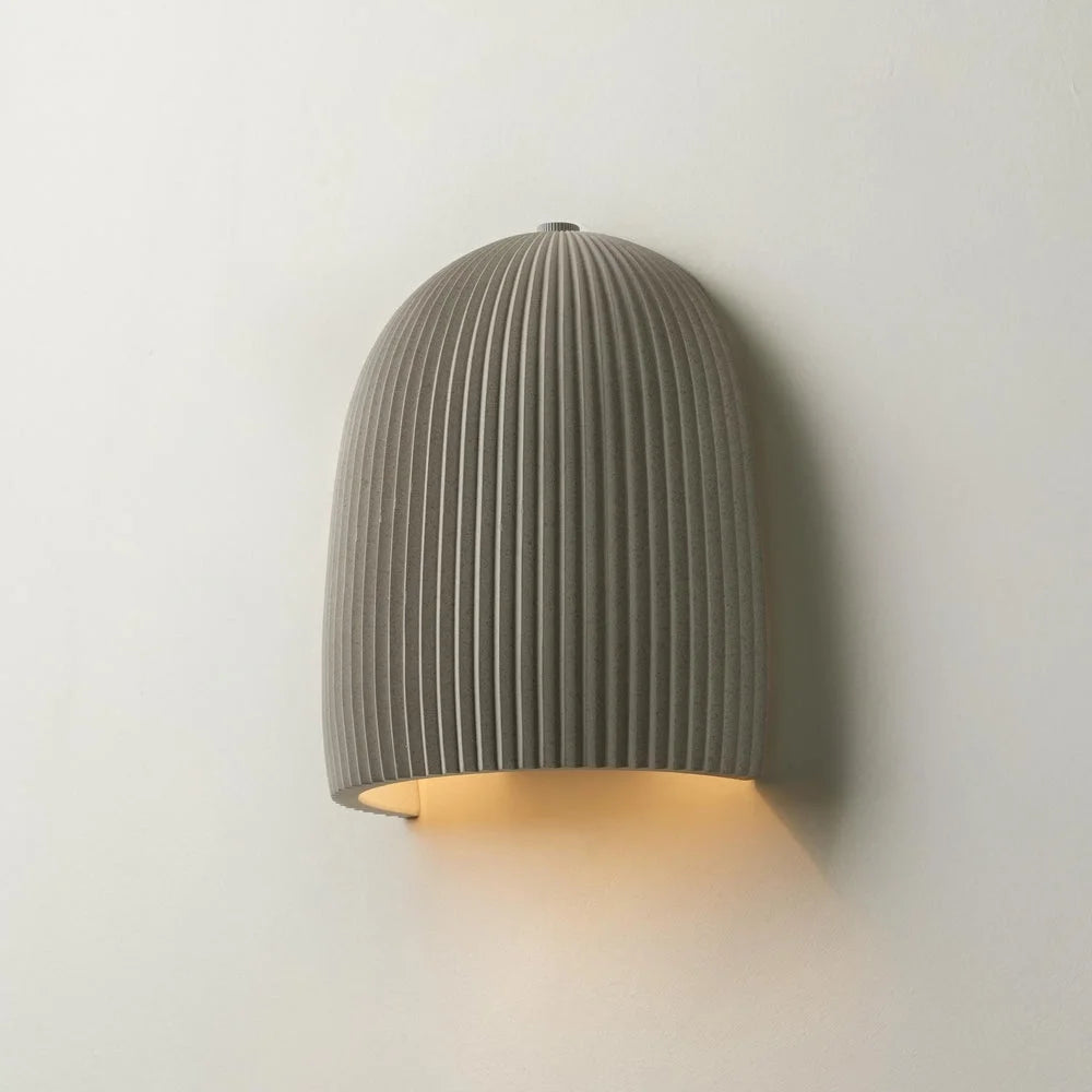 Ramsay Outdoor & Bathroom Cone Wall Light - Ivory