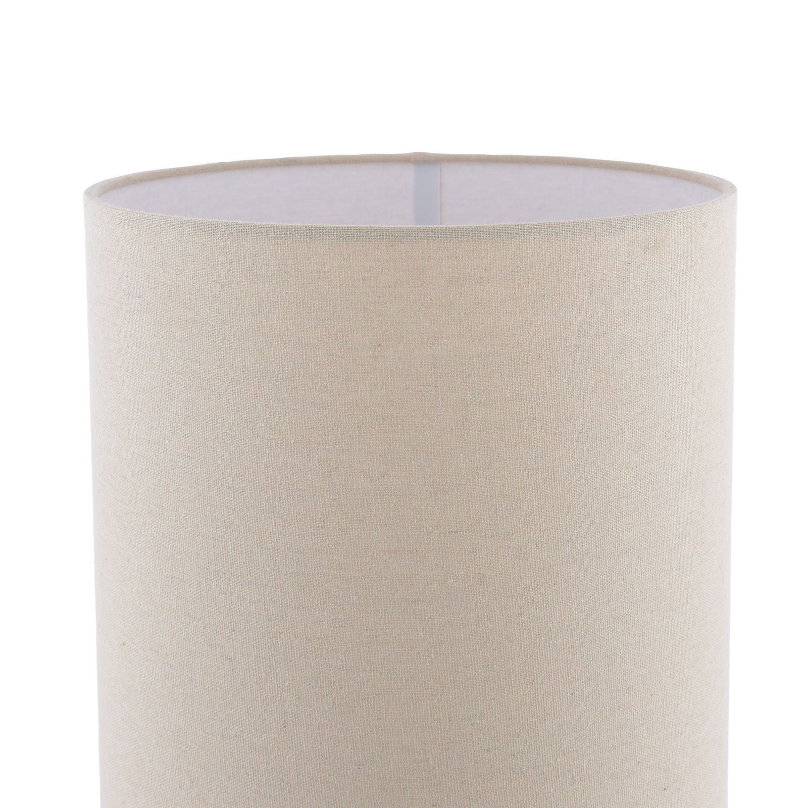 Roetta Floor Lamp - White and Natural With Shade