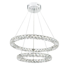 Roma LED Fitting Crystal with Chrome Dimmable