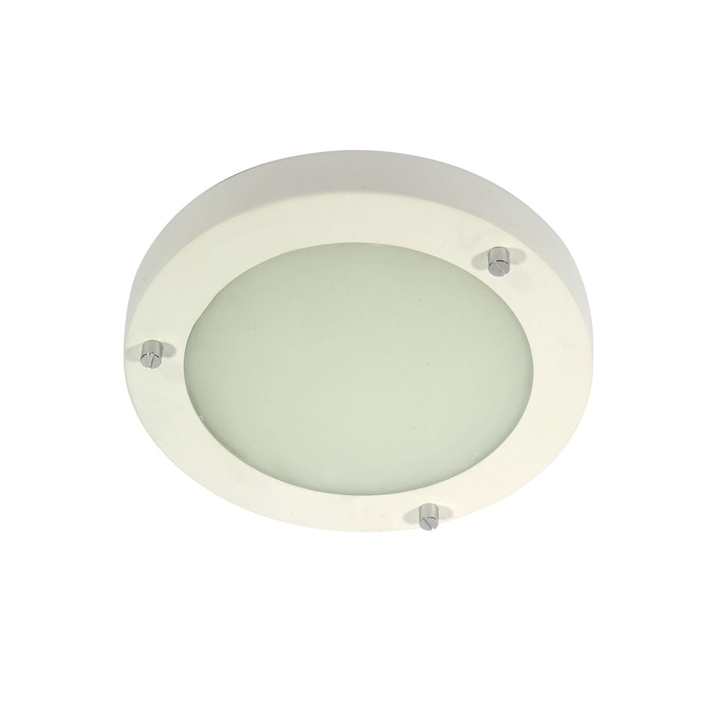 Rondo Flushed Bathroom Light IP44 - Various Sizes & Colours