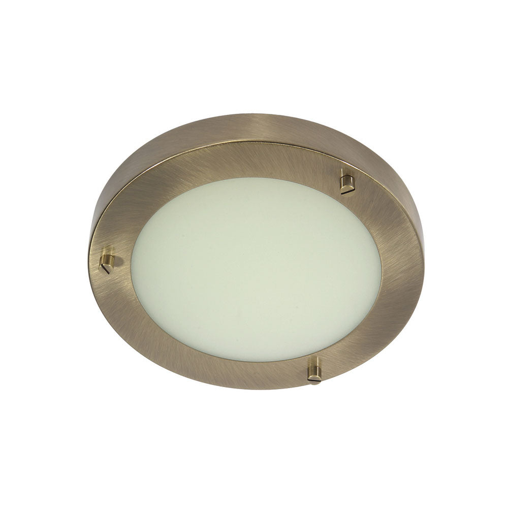 Rondo Flushed Bathroom Light IP44 - Various Sizes & Colours