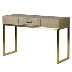 Osbourne Faux Shagreen 1 Drawer Console Table