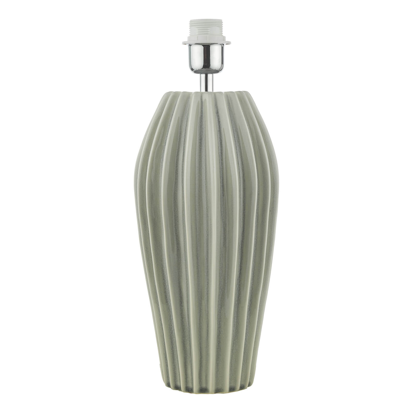 Rosario Table Lamp Grey Crackle Glaze