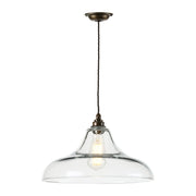 Ruskin Single Pendant Antique Brass