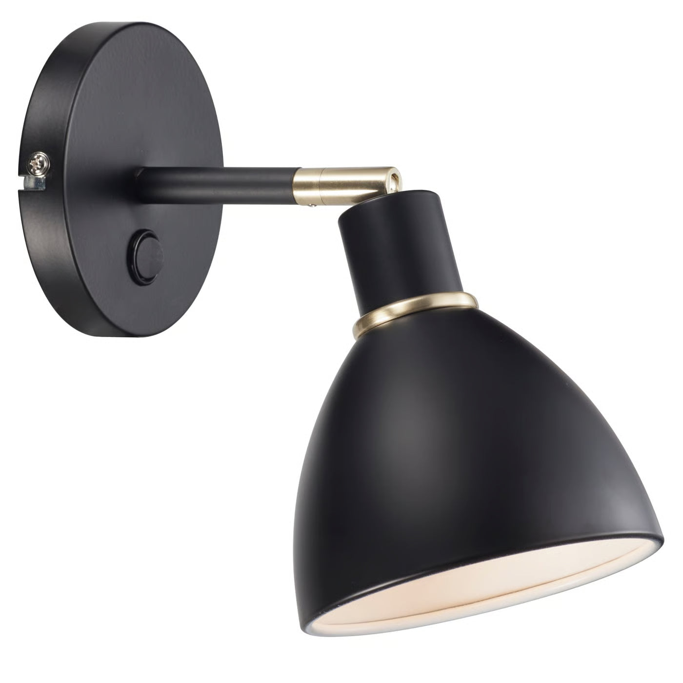 Ray Wall Light- Black/ Chrome Finishes