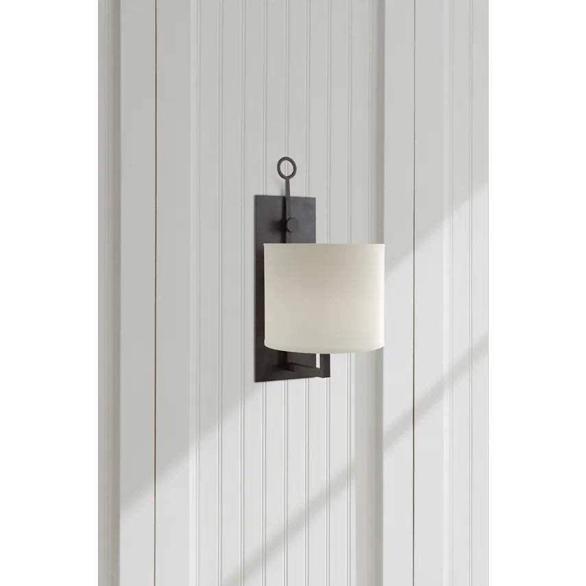 Aspen Iron Wall Lamp - Blackened Rust