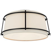 Callaway Small Flush Mount- Antique Brass/ Bronze
