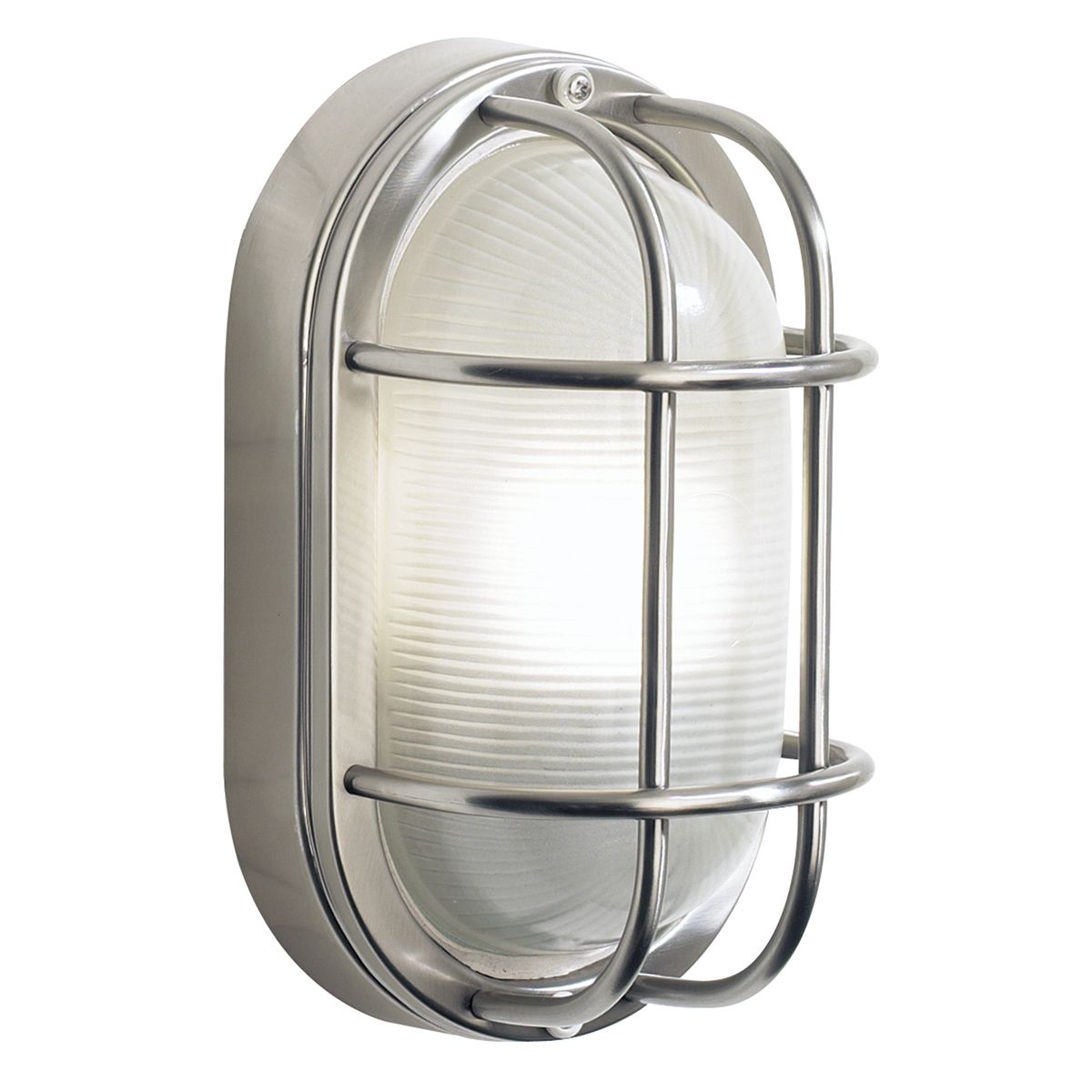 Salcombe Outdoor Wall Light IP44 - Matt Black/Stainless Steel