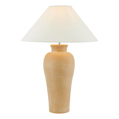Sasha Terracotta Table Lamp With Shade