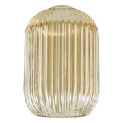 Sawyer Easy Fit Shade Ribbed Glass/ Smoked/ Champagne