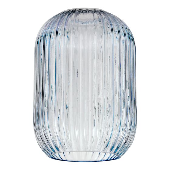 Sawyer Easy Fit Shade Ribbed Glass/ Smoked/ Champagne