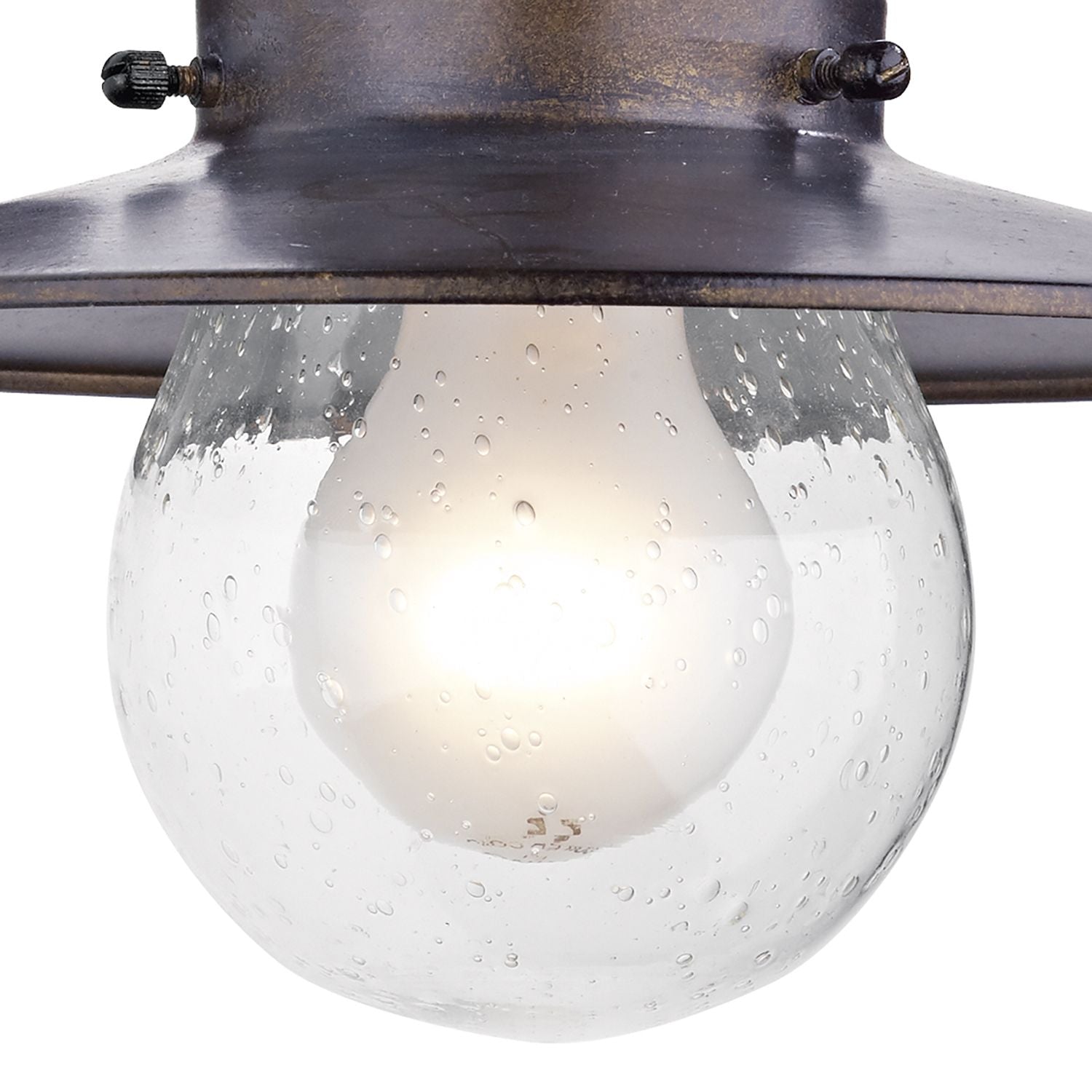 Sedgewick 1Lt Outdoor Wall Light - Black/Bronze