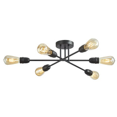 Venus 6Lt Semi Flush- Various Colours
