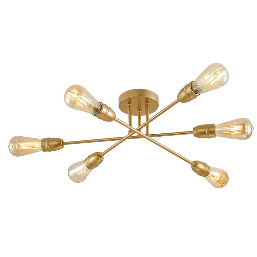 Venus 6Lt Semi Flush- Various Colours