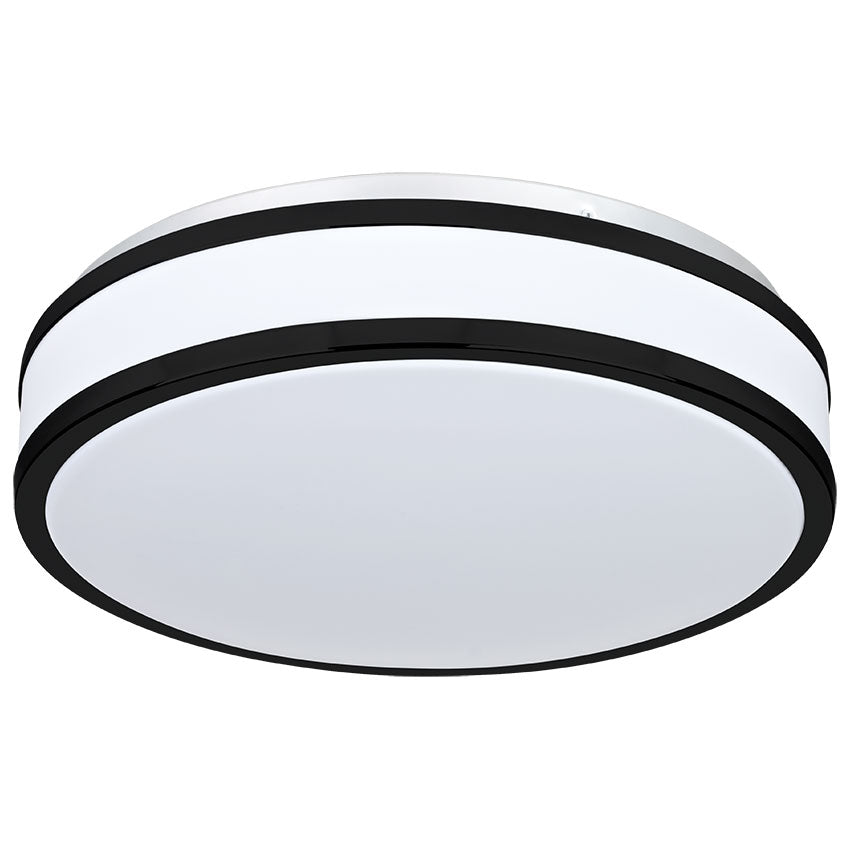 IP44 Surface Fitting Integrated LED Polished Chrome/Black IP44