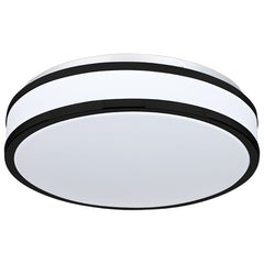 IP44 Surface Fitting Integrated LED Polished Chrome/Black IP44