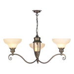 Stratford 3/6Lt Multi-Arm Pendant Aged Brass