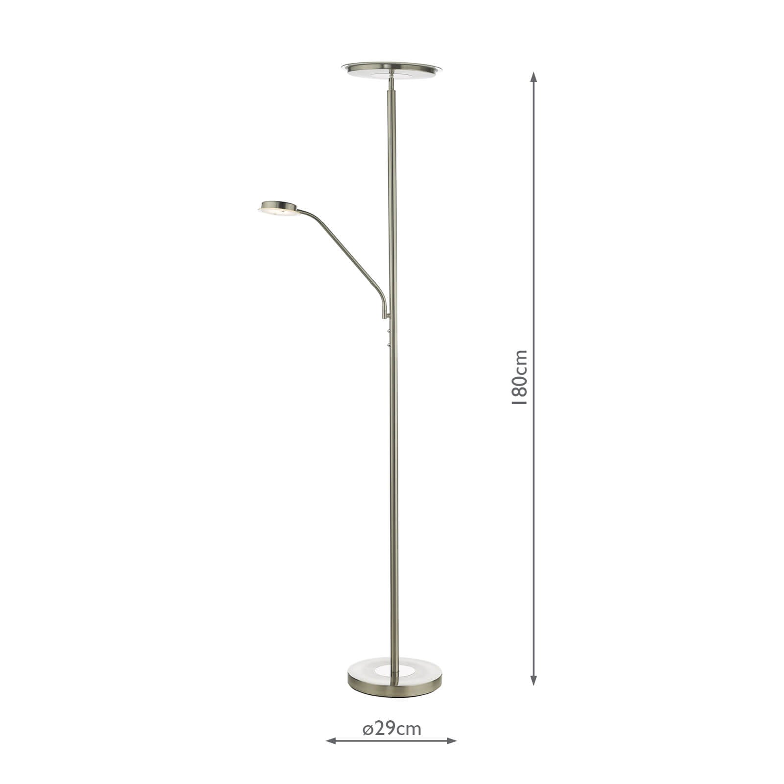 Shelby Mother & Child Lamp Antique Brass Led
