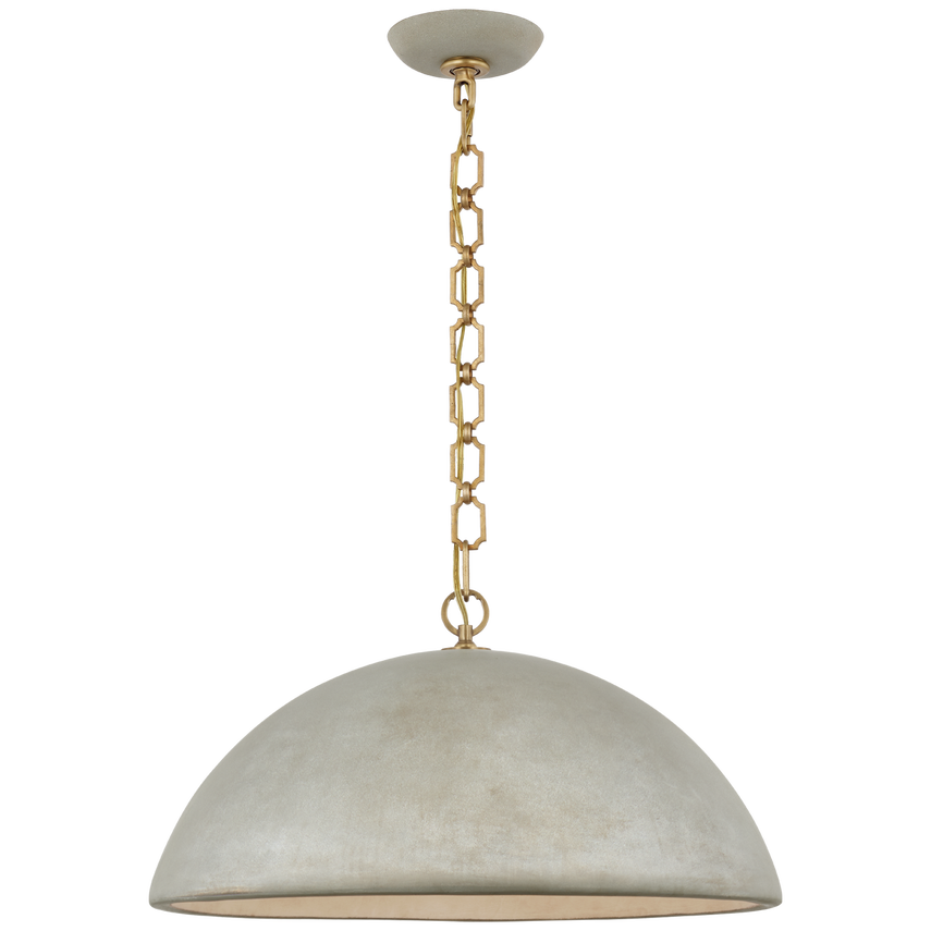 Elliot Dome Pendant in Portland Gray- Various Sizes