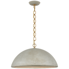 Elliot Dome Pendant in Portland Gray- Various Sizes