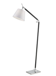 Nocturne Adjustable Floor Lamp Black & White E27