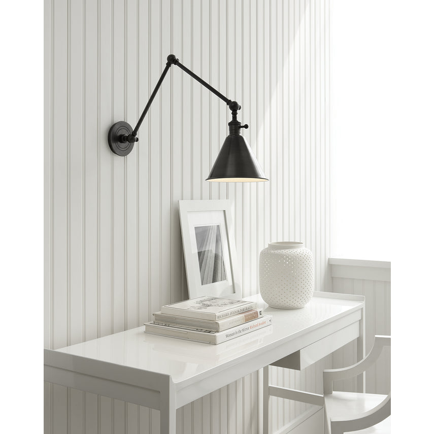 Boston Double Arm Task Light - Various Colours