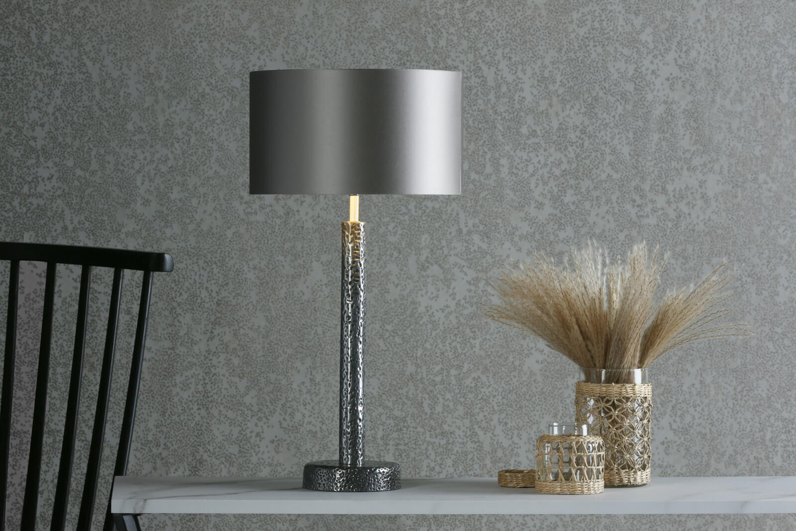 Sloane Small/Large Table Lamp Bronze/Pewter Base Only B22