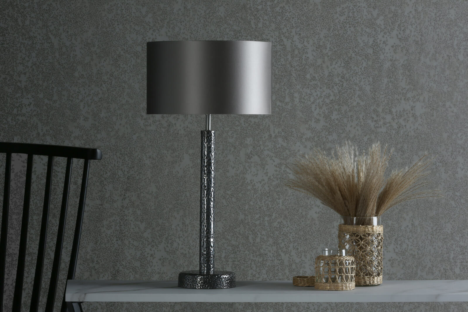 Sloane Small/Large Table Lamp Bronze/Pewter Base Only B22