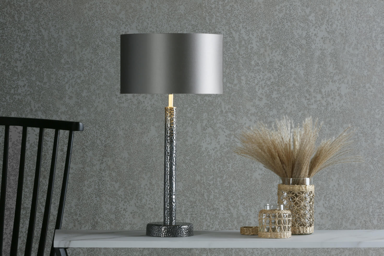 Sloane Small/Large Table Lamp Bronze/Pewter Base Only B22