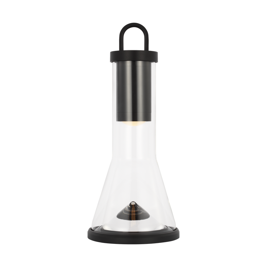 Kandella Accent Rechargeable Table Lamp- Black/ White/ Brass Finishes