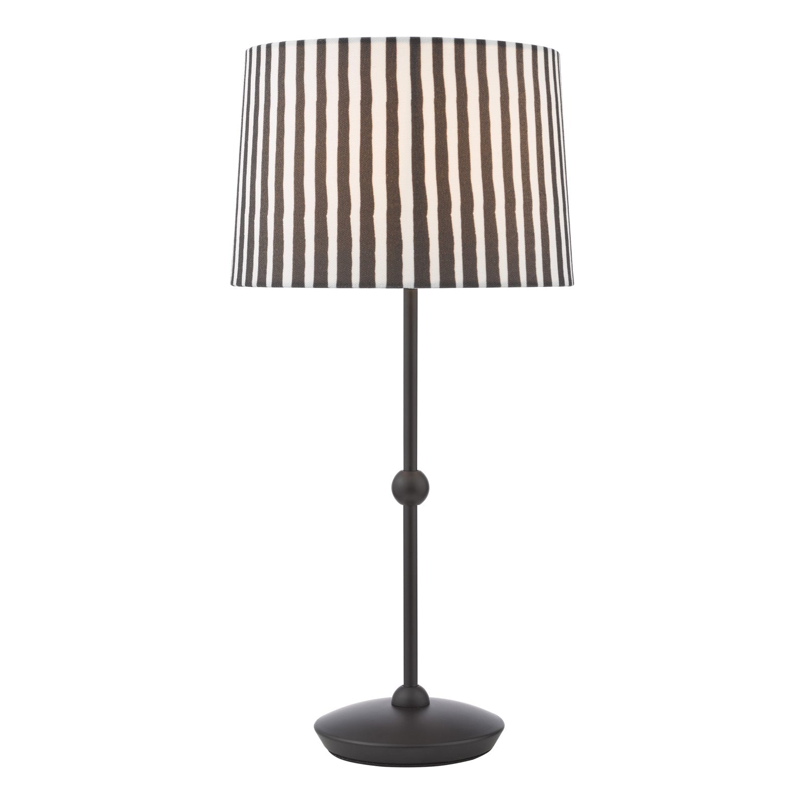 Sosa Table Lamp Matt Black/Matt Taupe  With Shade E14