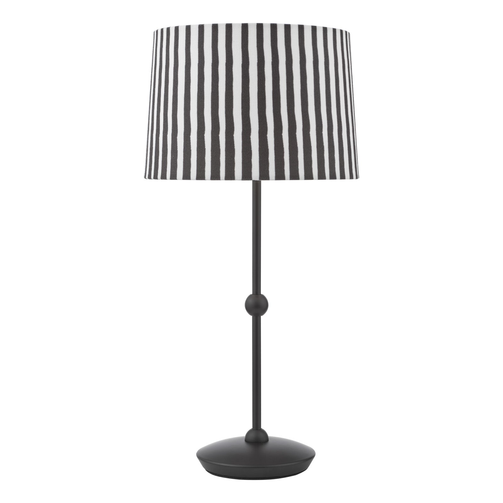 Sosa Table Lamp Matt Black/Matt Taupe  With Shade E14