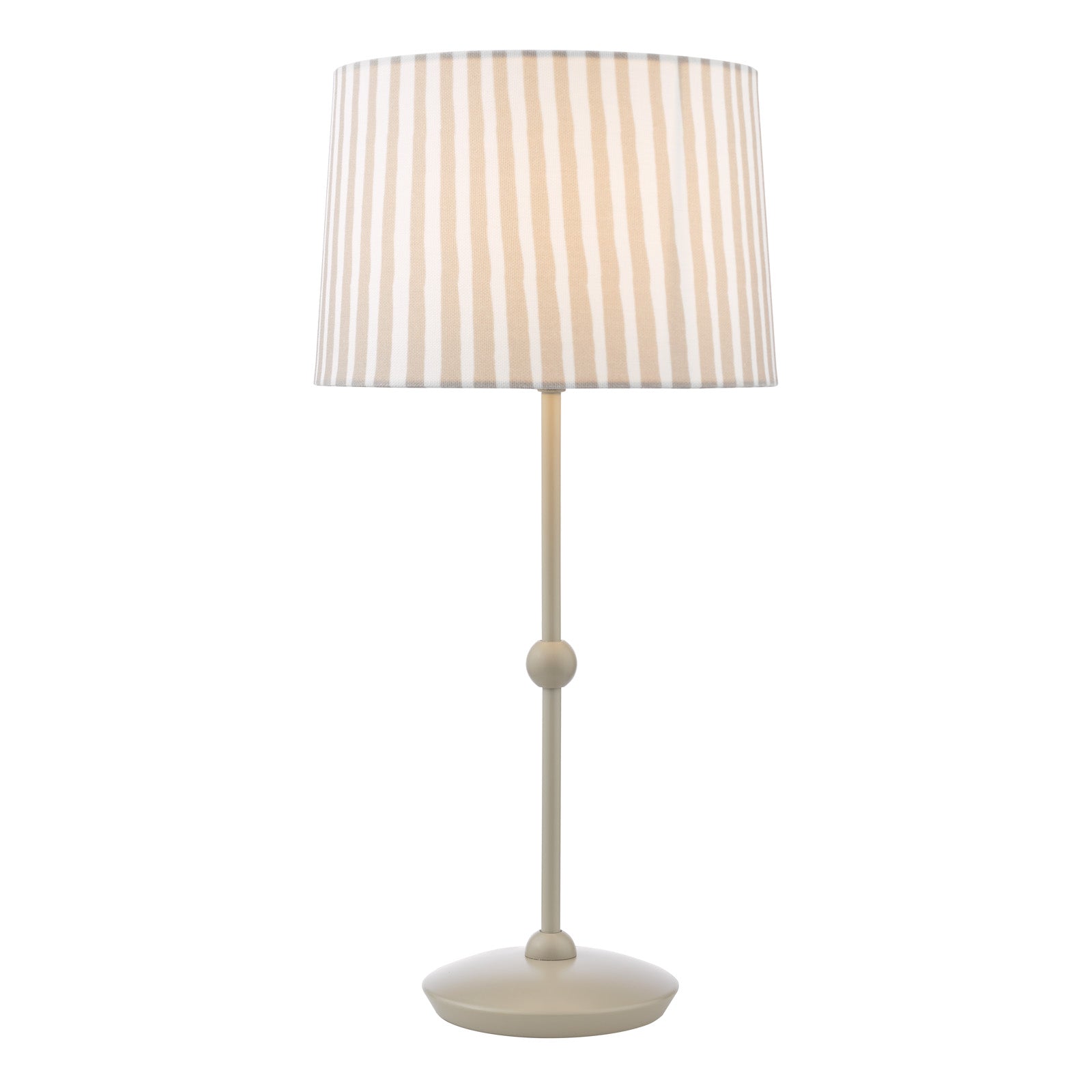 Sosa Table Lamp Matt Black/Matt Taupe  With Shade E14