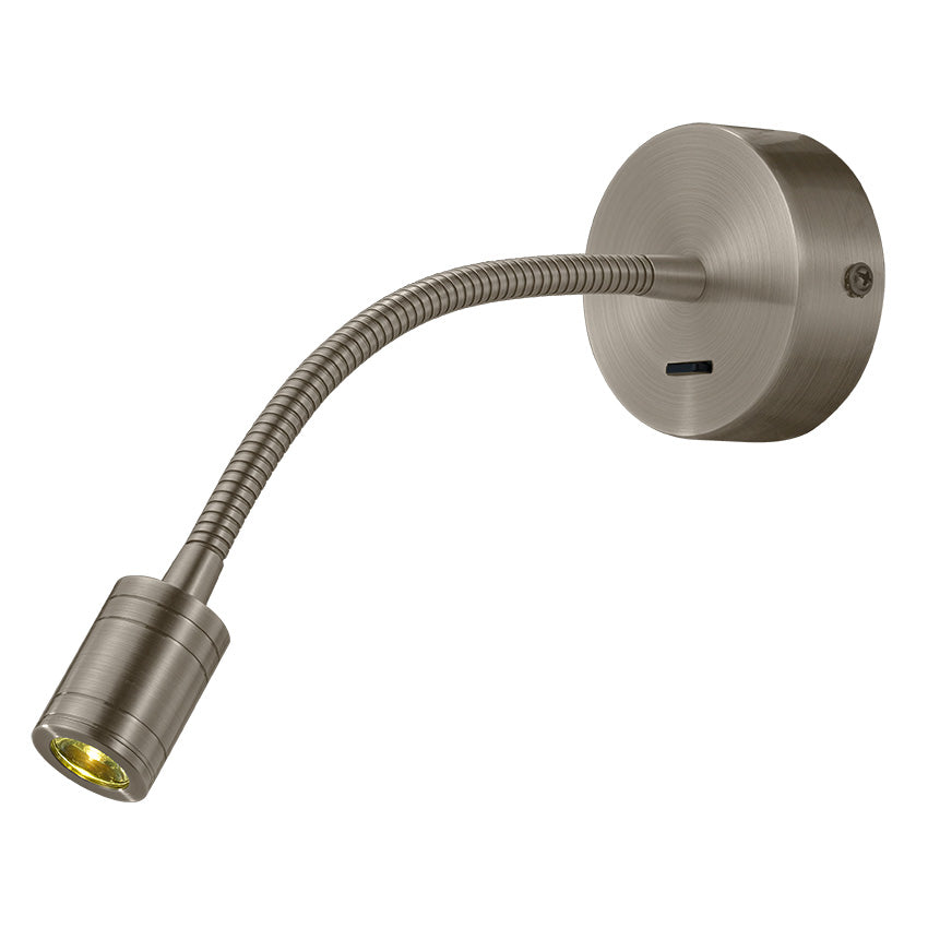 Focus Flexi LED Arm Reading Spot Light- Various Finishes
