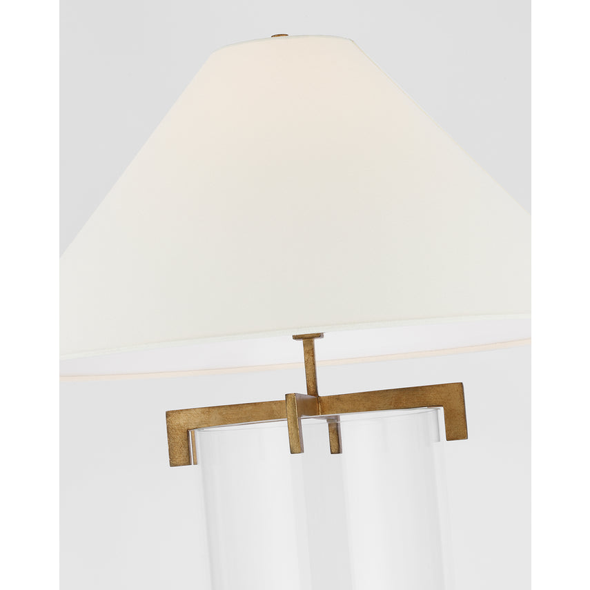 Brooks Table Lamp- Gilded Iron/ Aged Iron