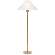 Hackney Buffet Floor Lamp- Brass/ Nickel Finishes