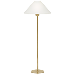 Hackney Buffet Floor Lamp- Brass/ Nickel Finishes