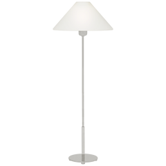 Hackney Buffet Floor Lamp- Brass/ Nickel Finishes